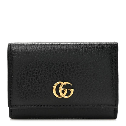 Gucci Dollar Calfskin GG Marmont Wallet Black 1 of 11