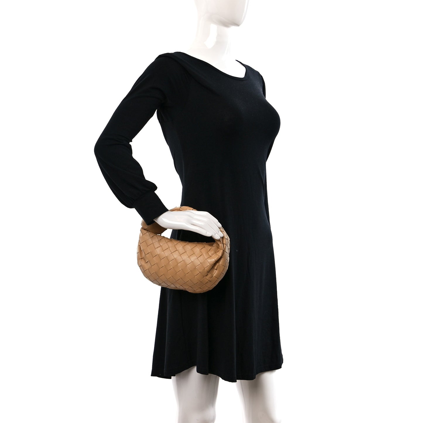 Nappa Intrecciato Mini Jodie Almond