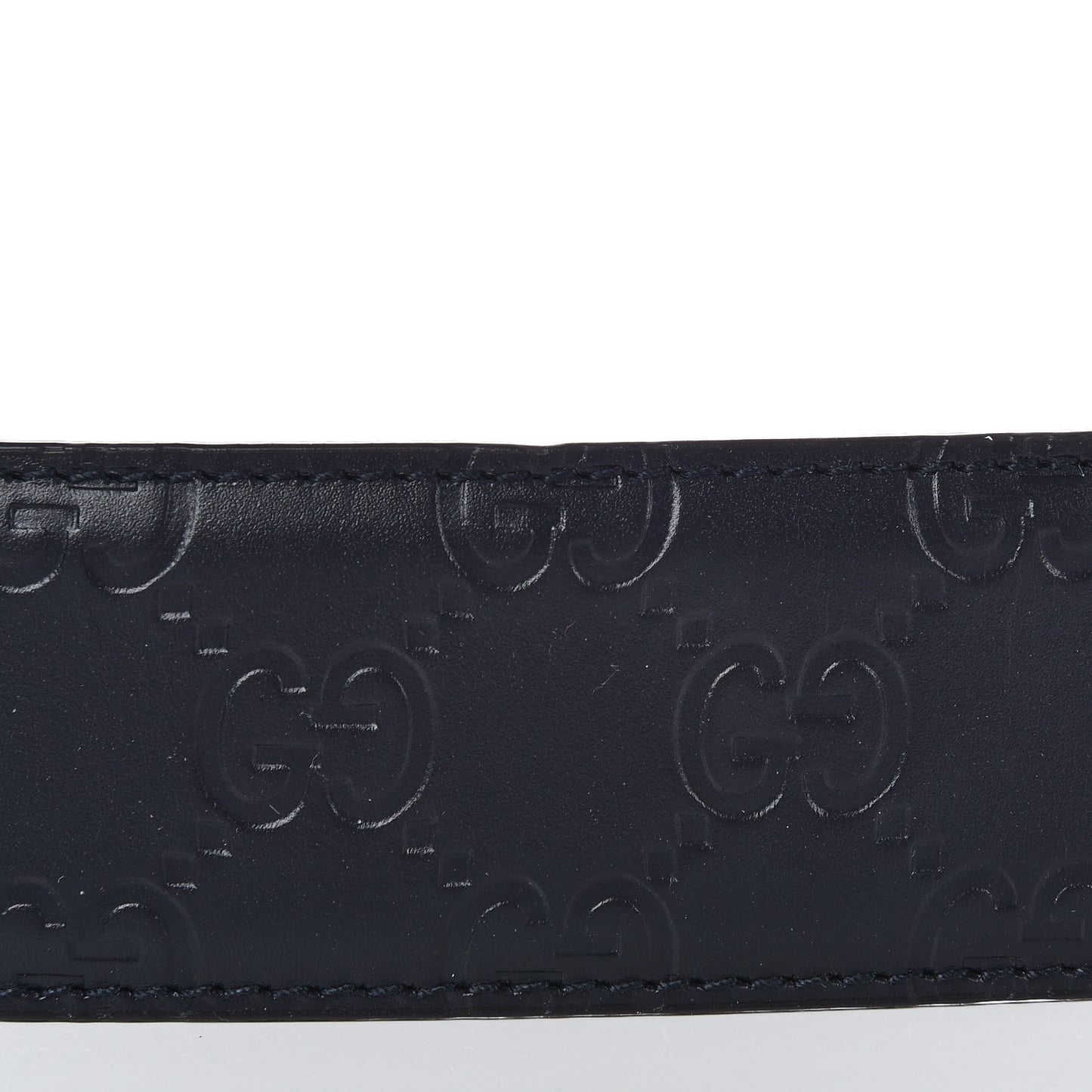 Guccissima Signature Interlocking G 40mm Belt 90 36 Blue