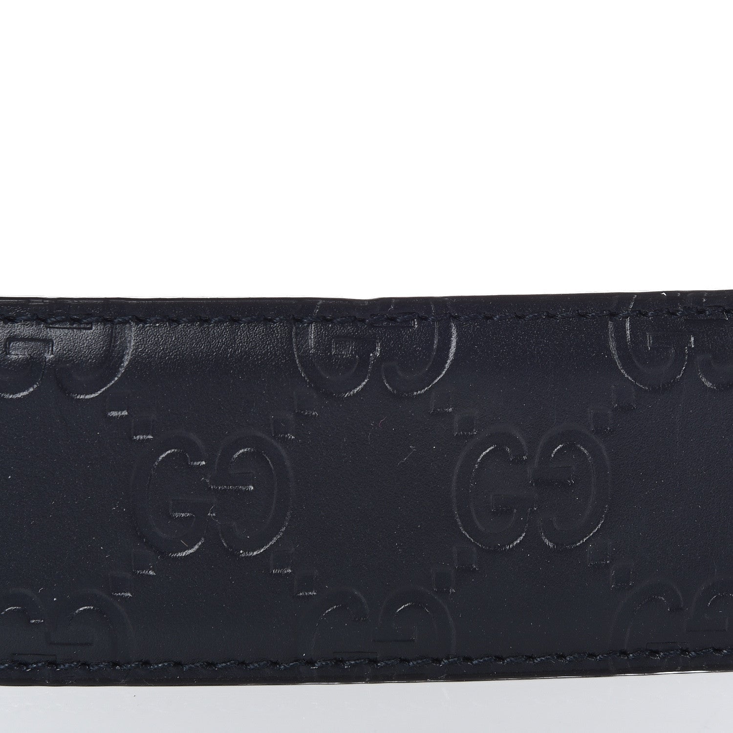 Gucci Guccissima Signature Interlocking G 40mm Belt 90 36 Blue 7 of 10