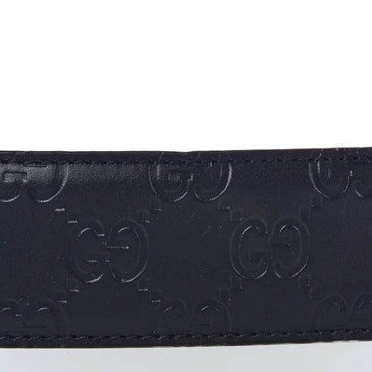 Gucci Guccissima Signature Interlocking G 40mm Belt 90 36 Blue 7 of 10