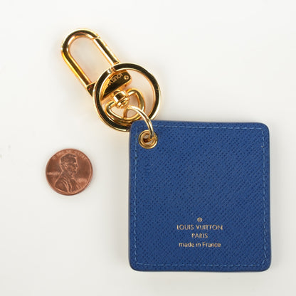 Louis Vuitton Damier Azur Illustre Groom Key Holder 2 of 6
