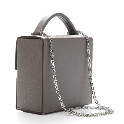 Hermes Epsom Cinhetic Boxy Top Handle Bag Etoupe 3 of 11