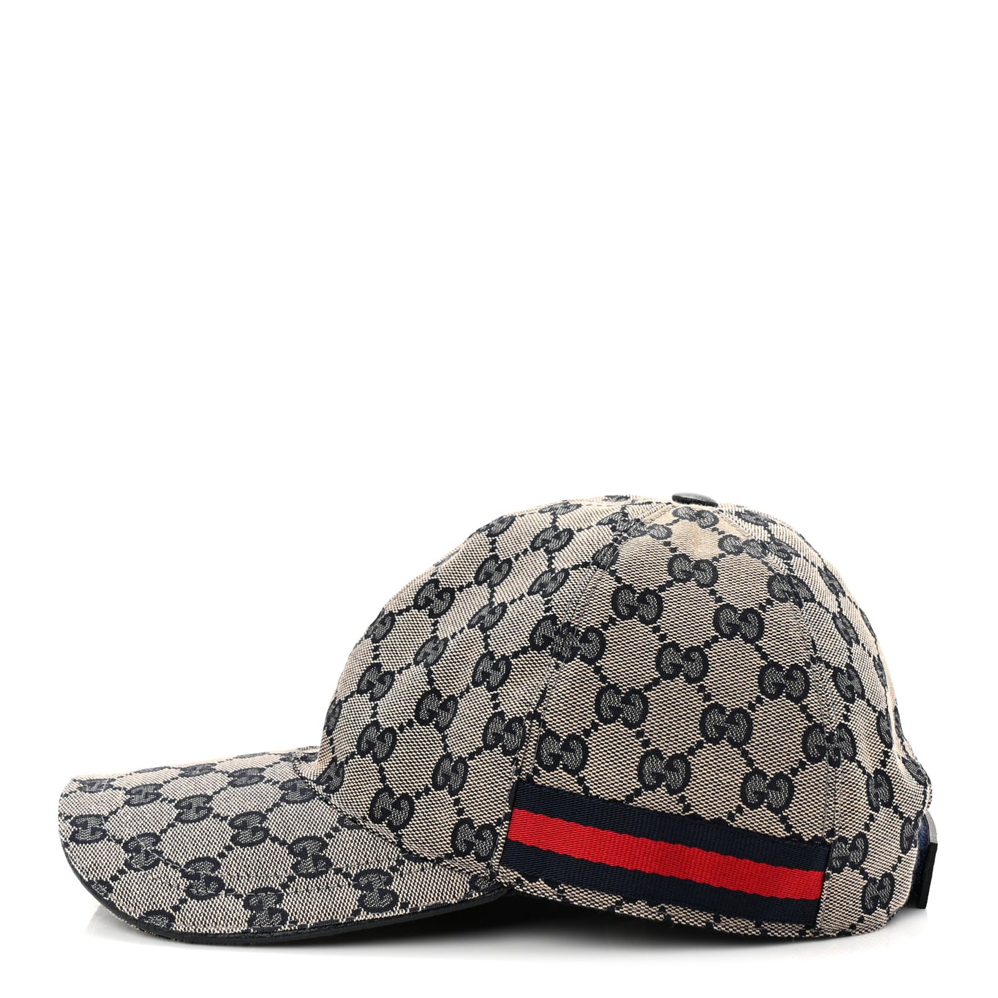 Monogram Web Baseball Hat S Beige Blue