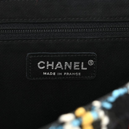 Chanel Tweed Quilted Embellished Reissue Shoulder Bag Black Multicolor 6 of 11