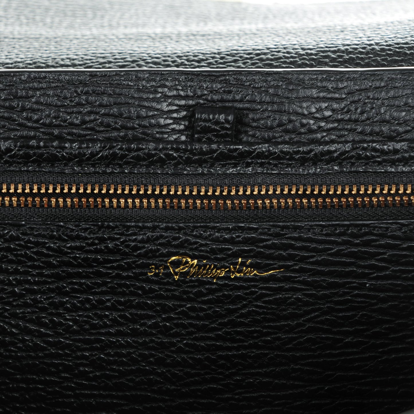 3.1 Textured Calfskin Medium Pashli Satchel Black