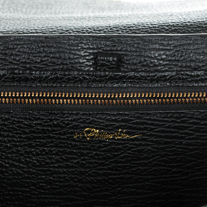 3.1 Phillip Lim 3.1 Textured Calfskin Medium Pashli Satchel Black 6 of 8