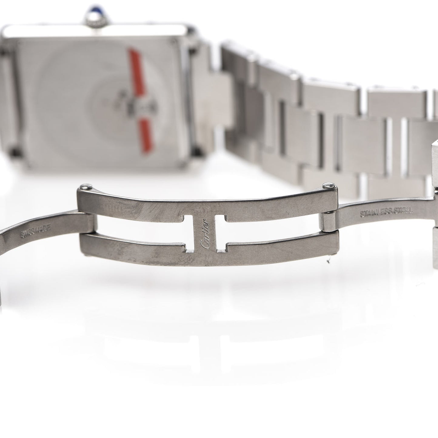 Stainless Steel 27mm Tank Solo Quartz Watch