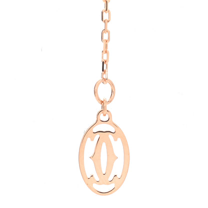 Cartier 18K Pink Gold Diamond SM D'Amour Pendant Necklace 6 of 6