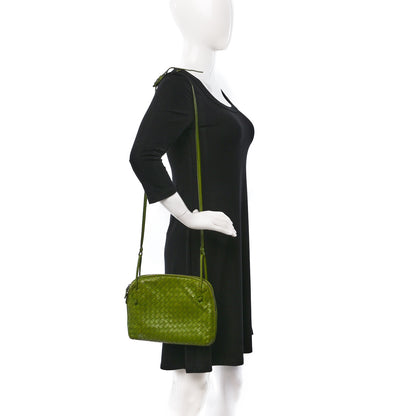 Bottega Veneta Nappa Intrecciato Nodini Crossbody Messenger Green 2 of 13