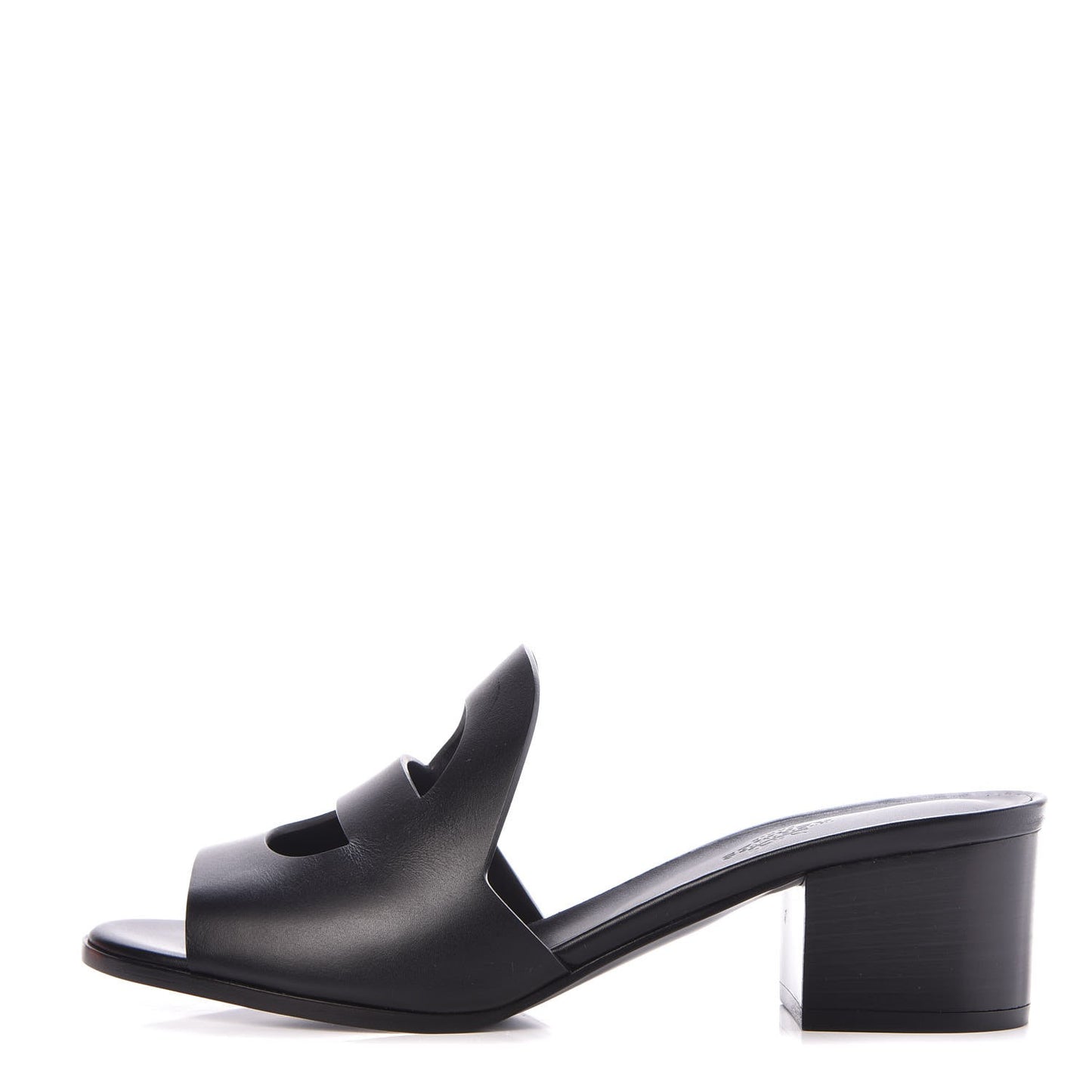 Calfskin Mona Sandals 38.5 Black