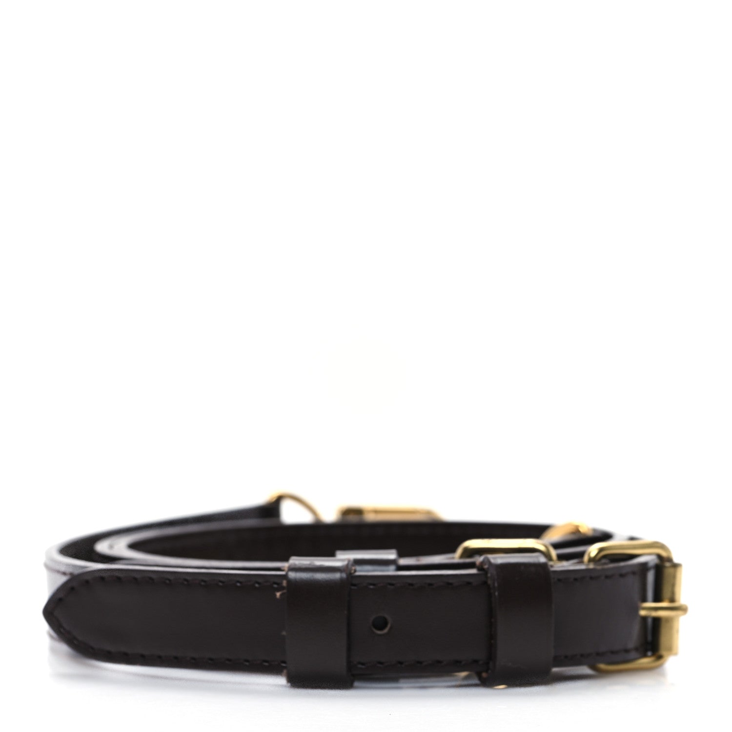 Louis Vuitton Calfskin Adjustable Speedy Bandouliere Shoulder Strap Brown 2 of 4