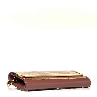 Louis Vuitton Vernis Rossmore MM Rose Velours 4 of 8