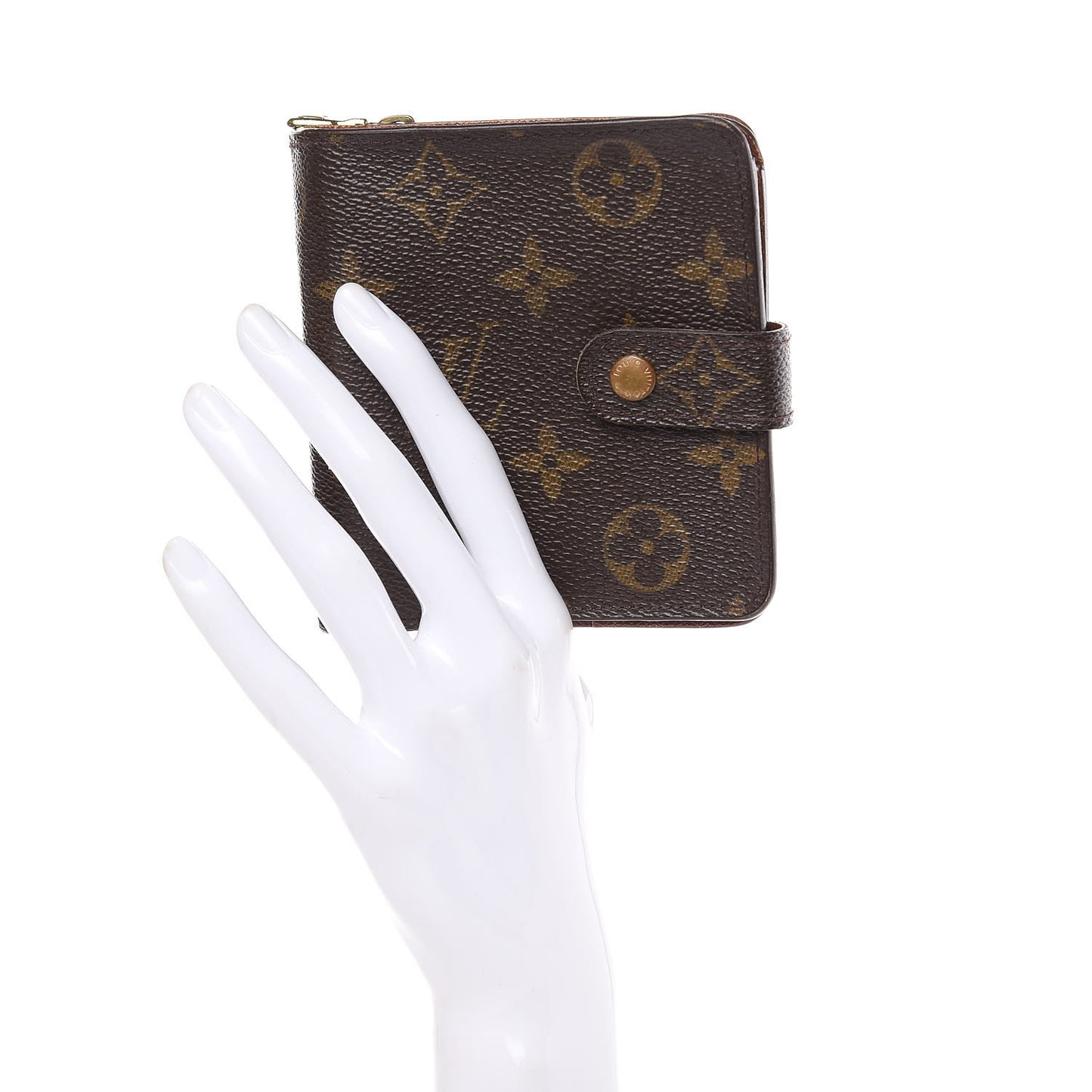 Monogram Compact Zippe Zipped Wallet
