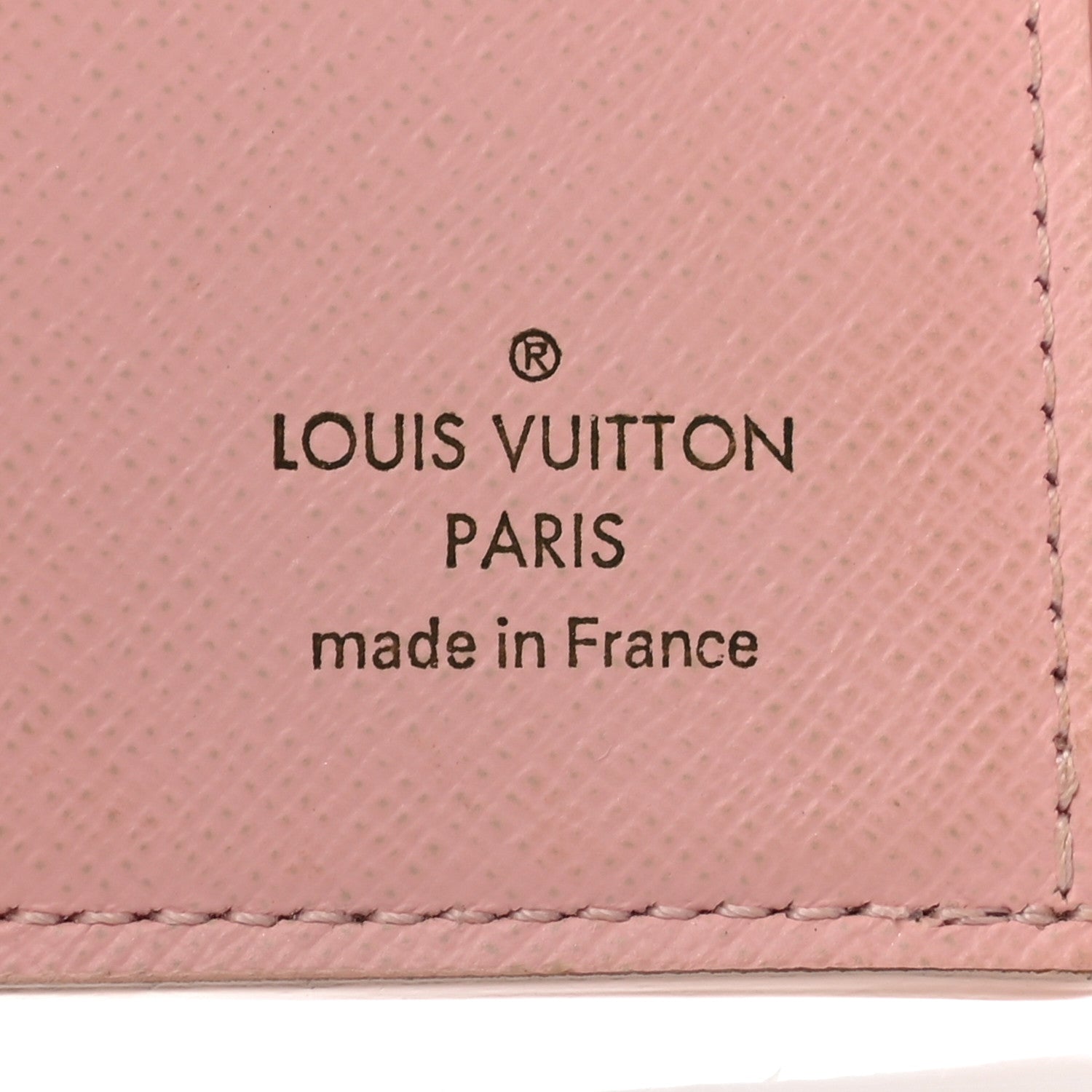 Louis Vuitton Damier Azur Zoe Wallet Rose Ballerine 5 of 6