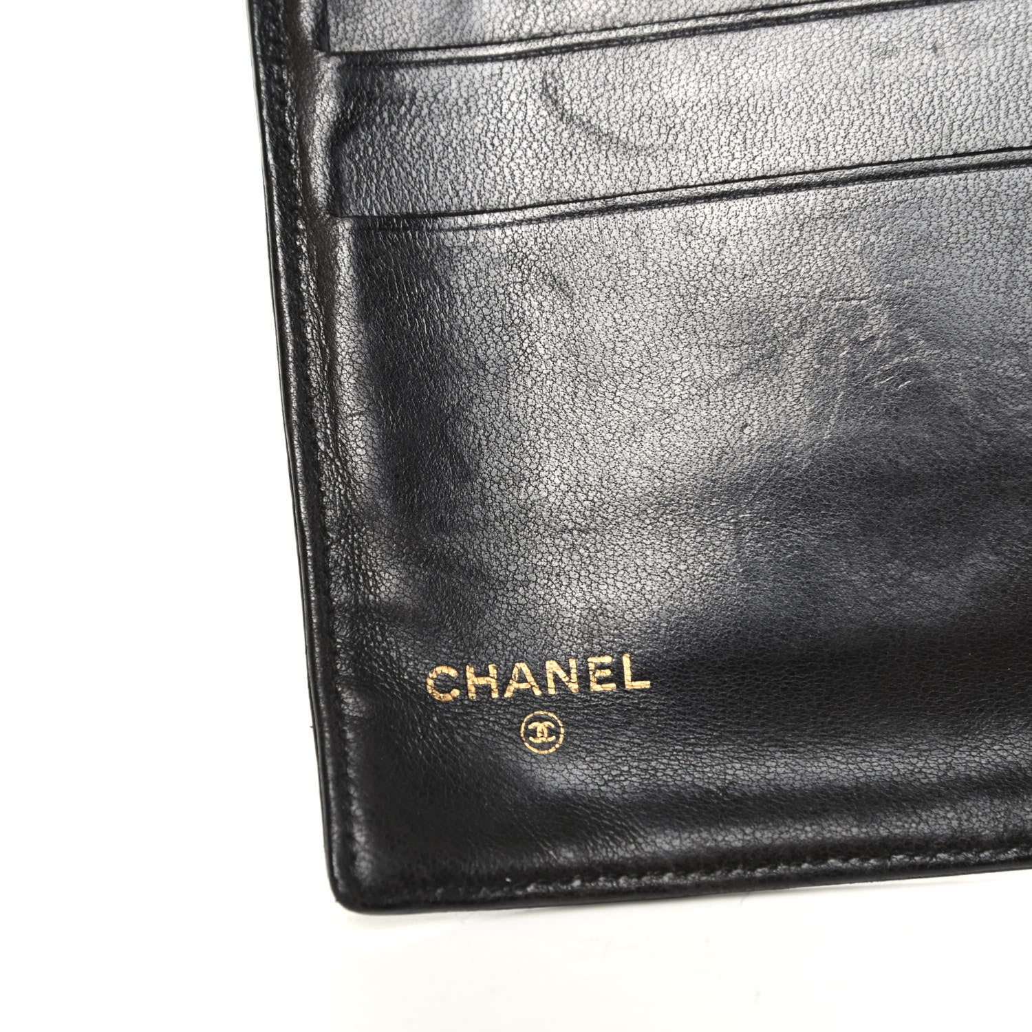 Chanel Lambskin Timeless CC French Wallet Black 7 of 8