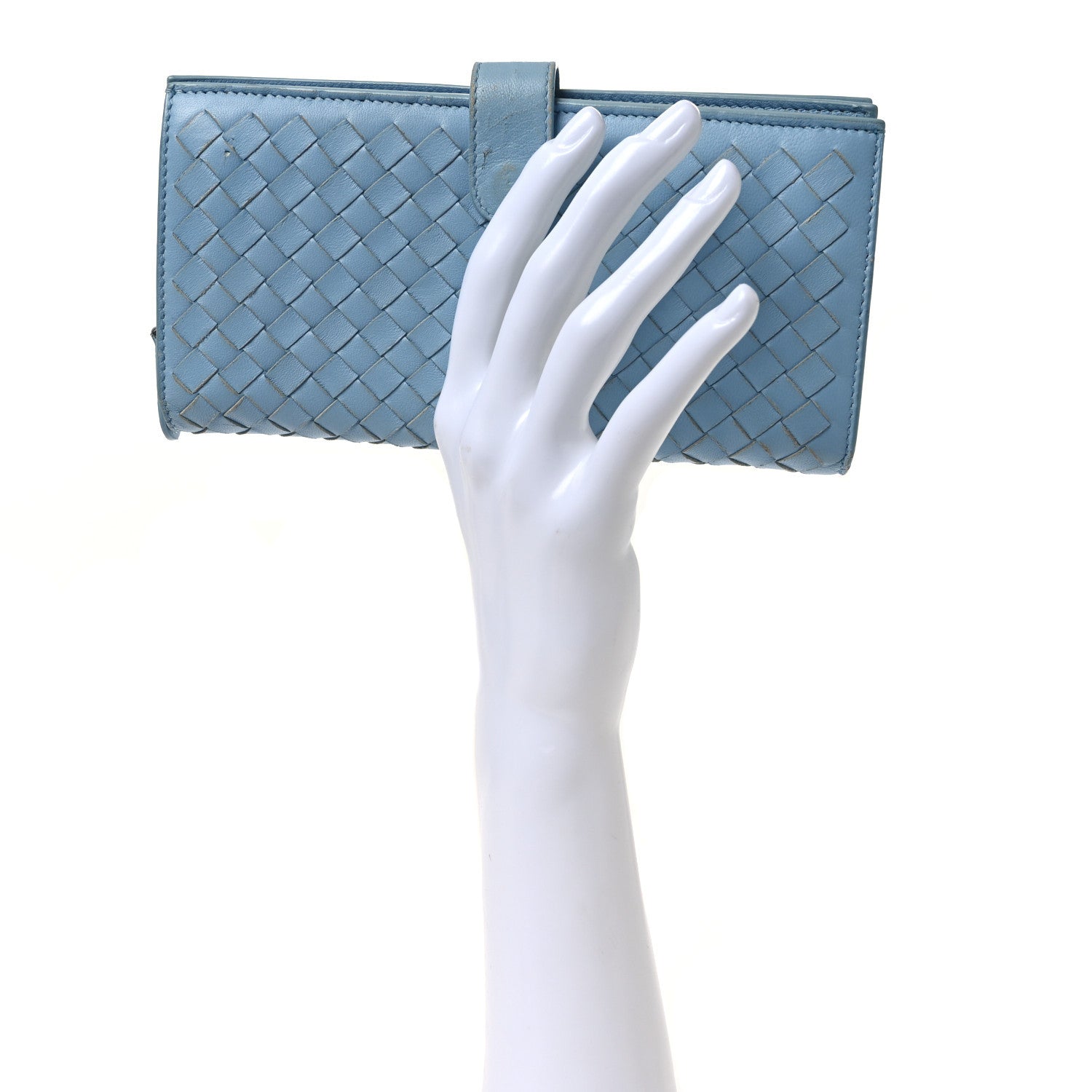 Bottega Veneta Nappa Intrecciato Continental Flap Wallet Light