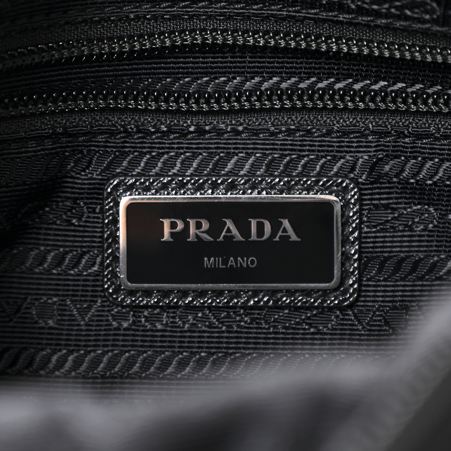 Prada Tessuto Nylon Saffiano Logo Camera Bag  Black 6 of 11
