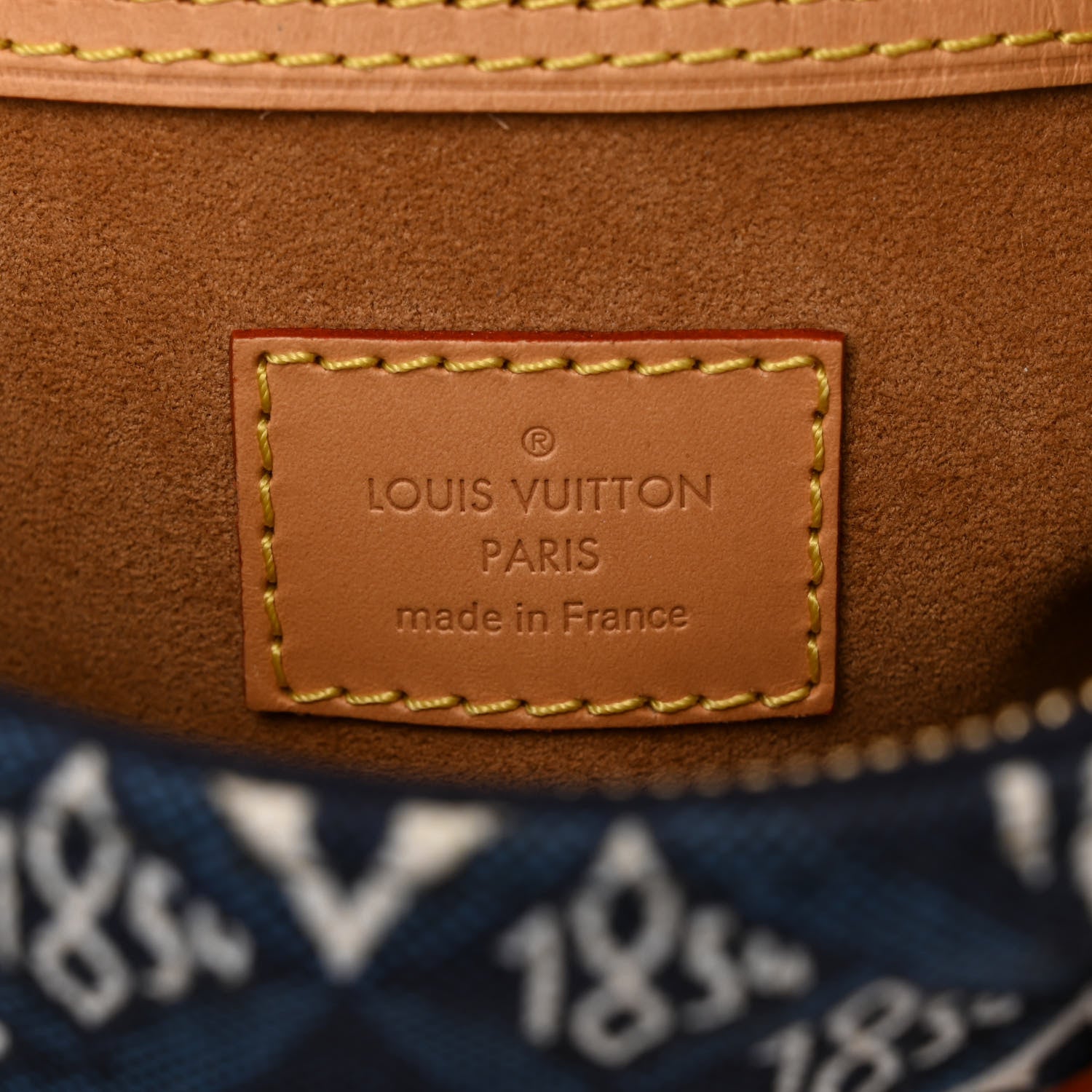 Louis Vuitton Jacquard Since 1854 Speedy Bandouliere 25 Blue 6 of 11