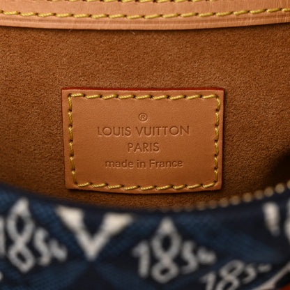 Louis Vuitton Jacquard Since 1854 Speedy Bandouliere 25 Blue 6 of 11