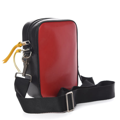 Givenchy Calfskin MC3 Crossbody Bag Black Red White 3 of 9