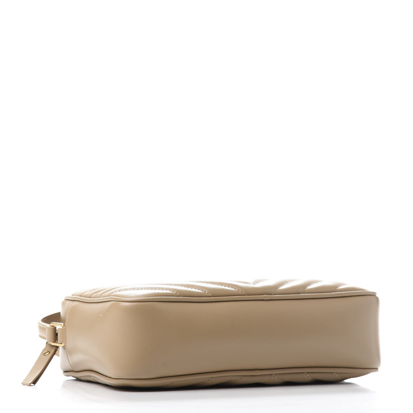 Calfskin Matelasse Monogram Lou Camera Bag Dark Latte
