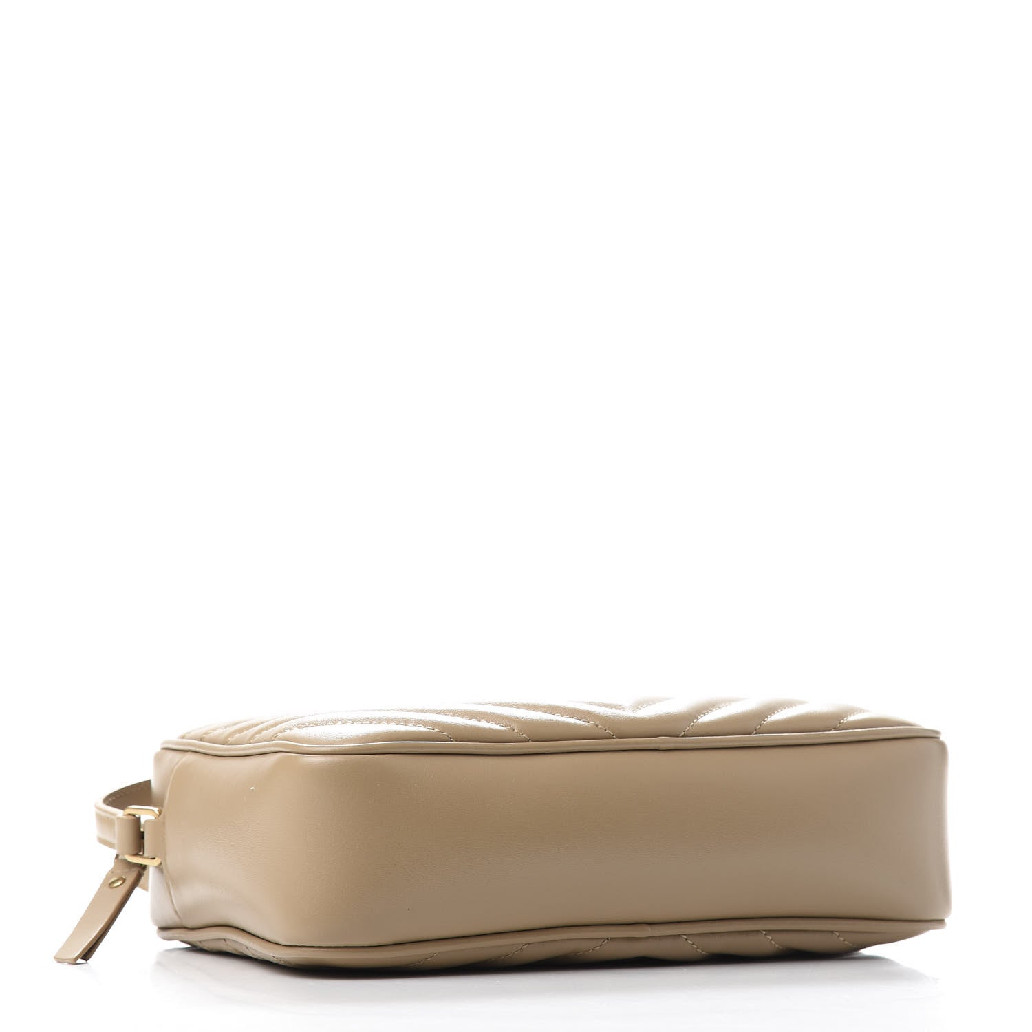Saint Laurent Calfskin Matelasse Monogram Lou Camera Bag Dark Latte 4 of 9