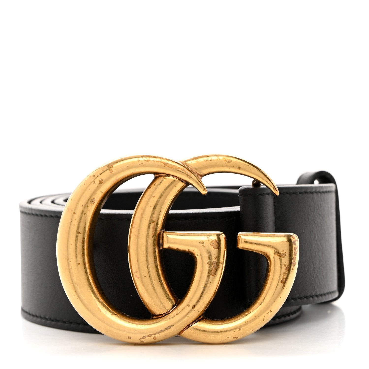 Gucci Calfskin Double G 40mm Belt 95 38 Black 1 of 6