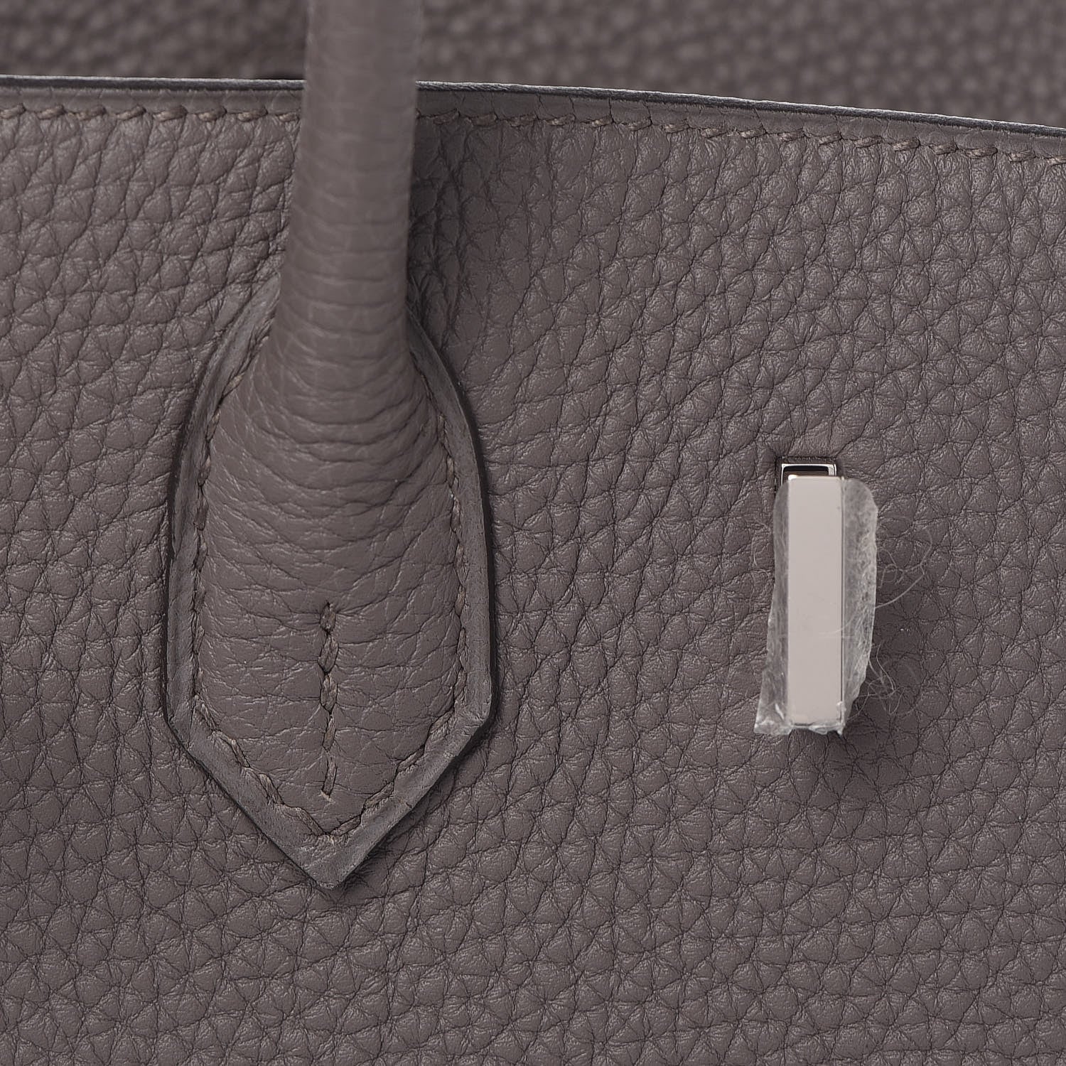 Hermes Togo Birkin 25 Etain 26 of 37