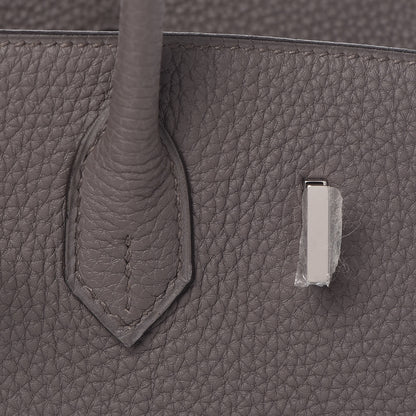 Hermes Togo Birkin 25 Etain 26 of 37