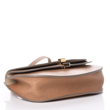 Chloe Calfskin Georgia Crossbody Bag Chestnut Cream 4 of 16