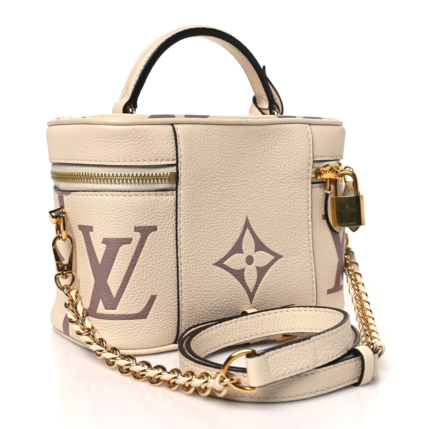 Louis Vuitton Empreinte Monogram Giant Vanity PM Creme Bois de Rose 3 of 10