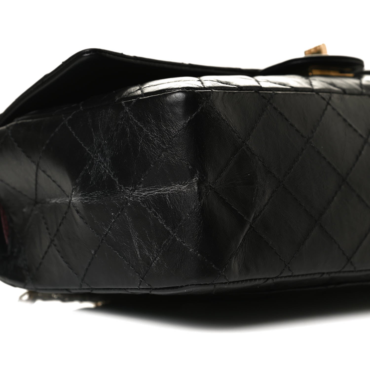 Chanel Aged Calfskin Quilted 2.55 Reissue 226 Flap Black 8 of 15