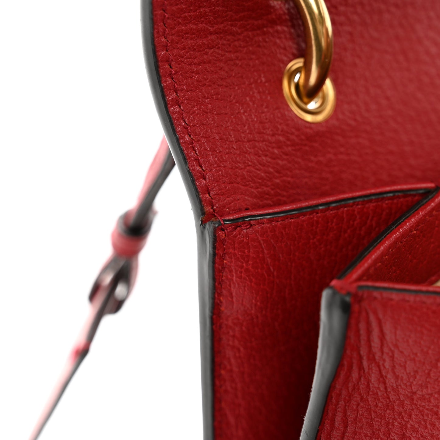 GG Supreme Monogram Small Queen Margaret Top Handle Bag Red