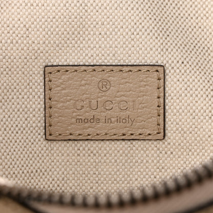 Gucci GG Supreme Monogram Textured Calfskin Web Retro Interlocking G Belt Bag Beige Mystic White Oatmeal 6 of 11