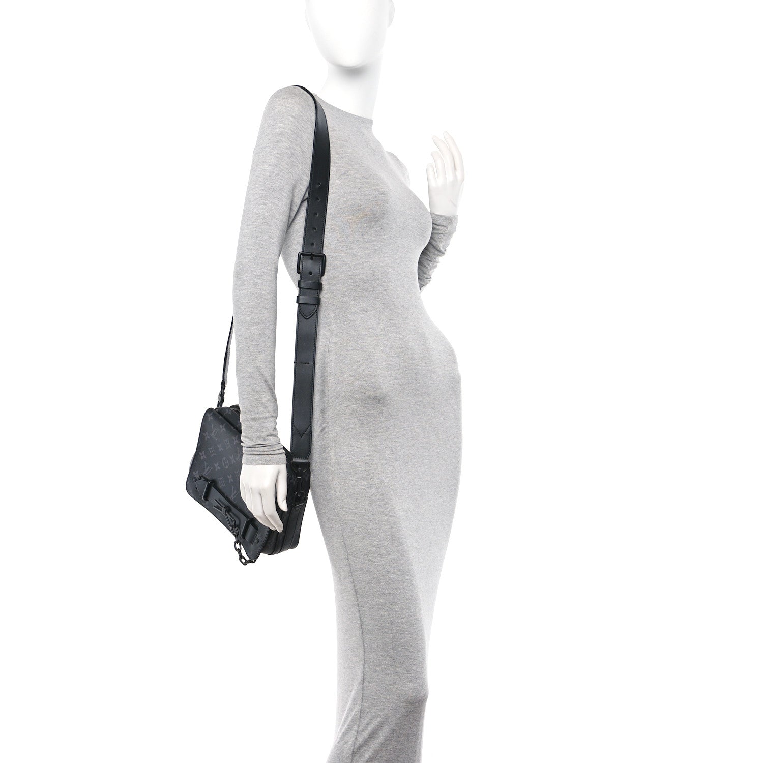 Louis Vuitton Monogram Eclipse Steamer Messenger 2 of 9