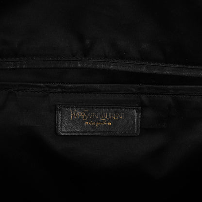 Saint Laurent Patent Calfskin Oversized Muse Black 8 of 10