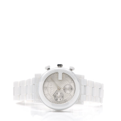Gucci Stainless Steel Ceramic 38mm G-Chrono Chronograph Quartz Watch White 2 of 5