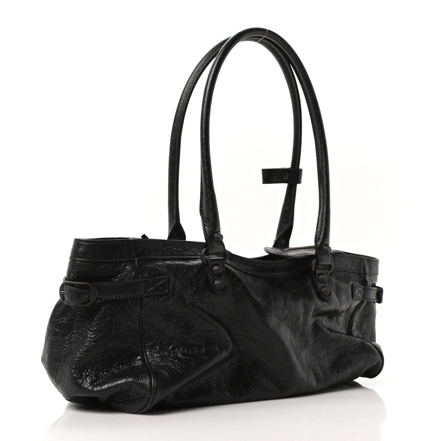 Balenciaga Agneau Arena Classic Hardware East West Le City Black 3 of 10