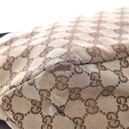 Gucci Monogram Medium Horsebit Chain Hobo Dark Brown 8 of 14