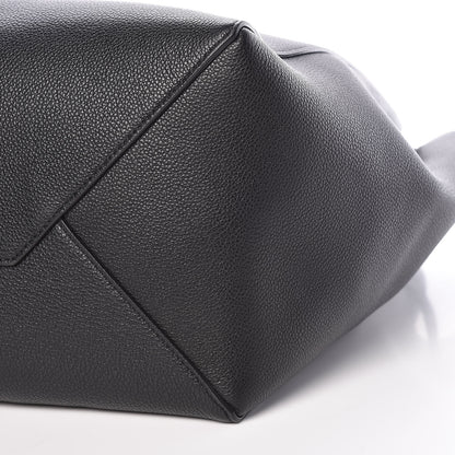Celine Soft Grained Calfskin Small Belt Cabas Phantom Black 11 of 11