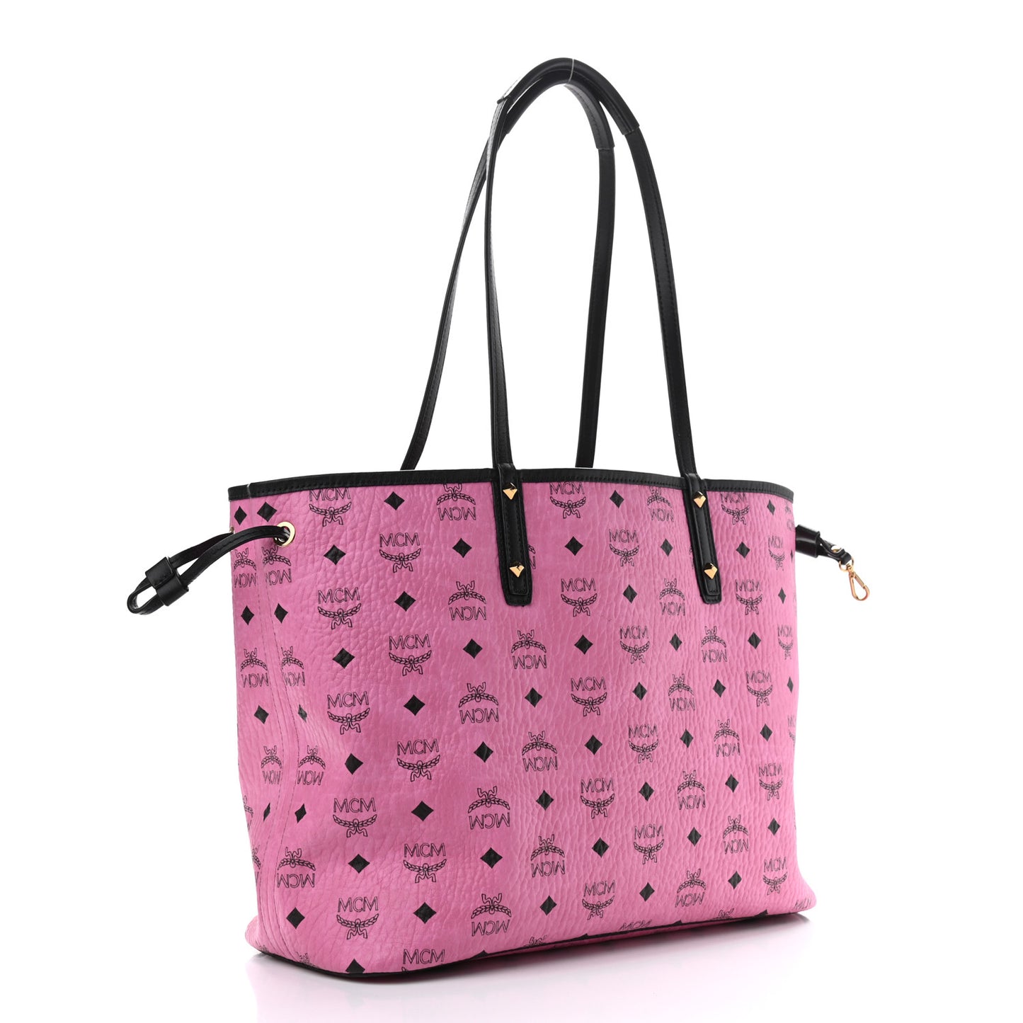 Visetos Medium Reversible Liz Shopper Tote Pink