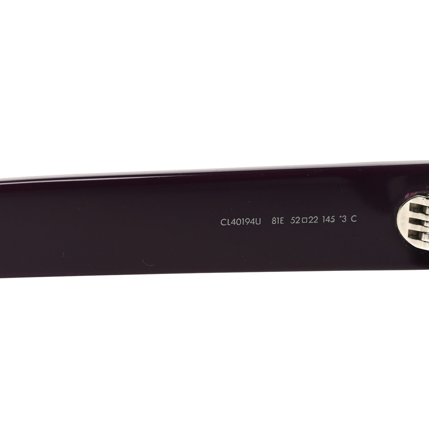 Acetate Triomphe 01 Sunglasses CL 40194U Burgundy