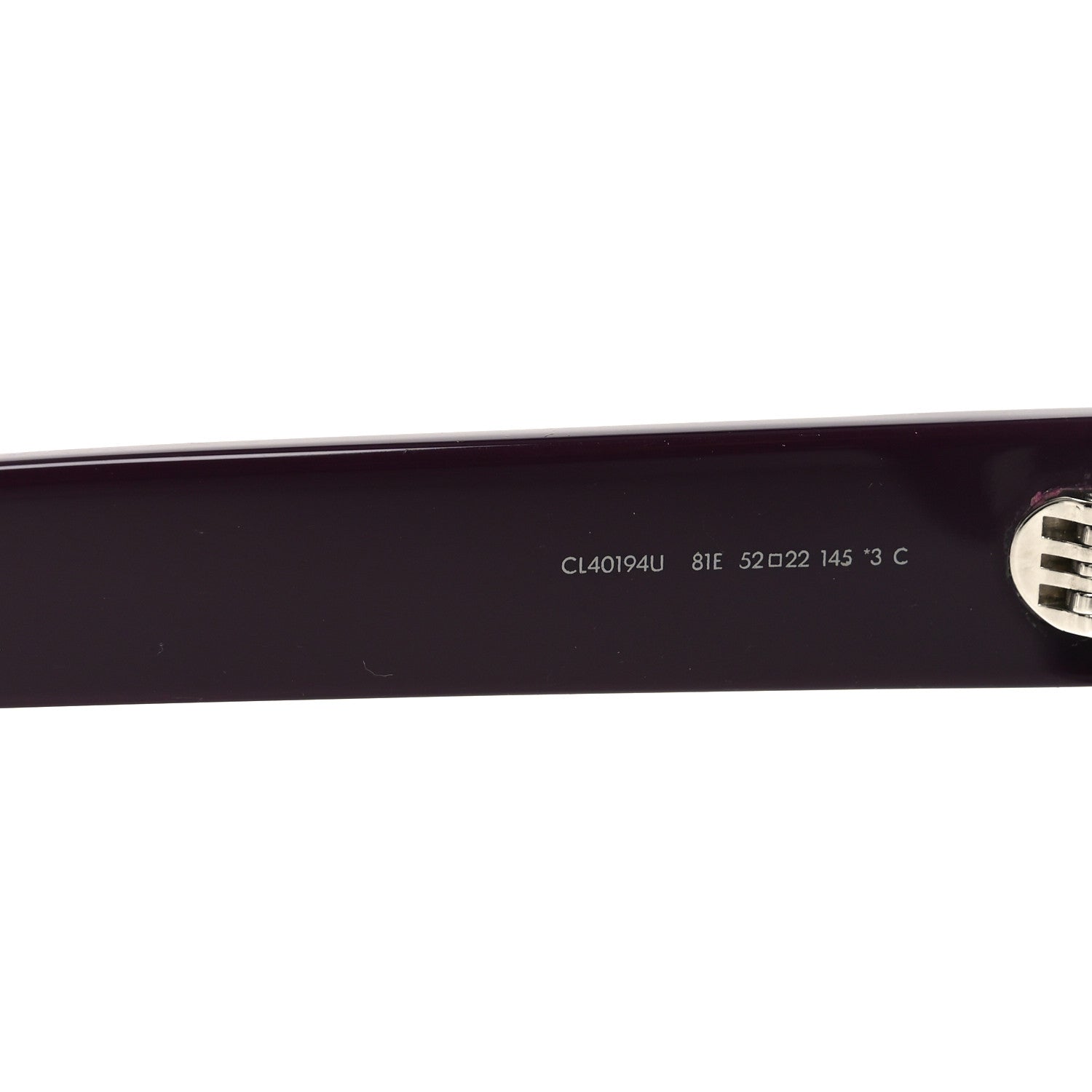 Celine Acetate Triomphe 01 Sunglasses CL 40194U Burgundy 6 of 7