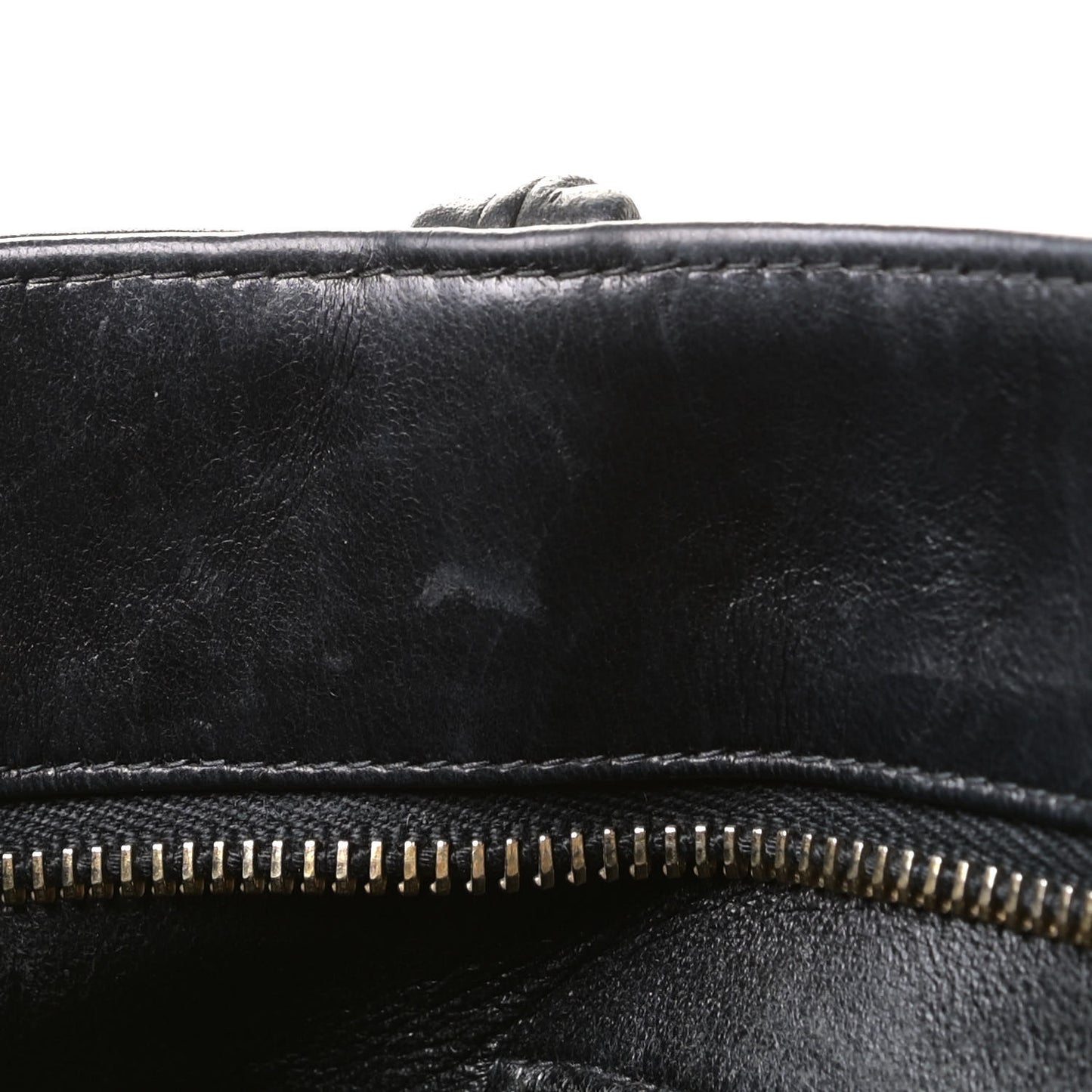Lambskin Quilted Medallion Tote Black