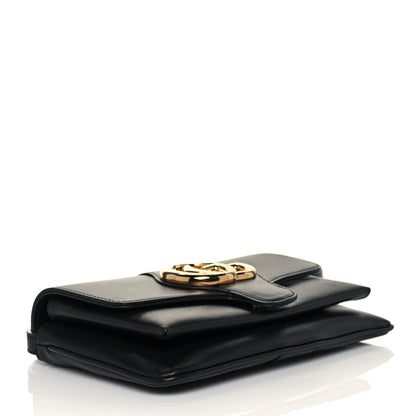 Gucci Vitello Palmellato Lux Small Arli Flap Shoulder Bag Black 4 of 14