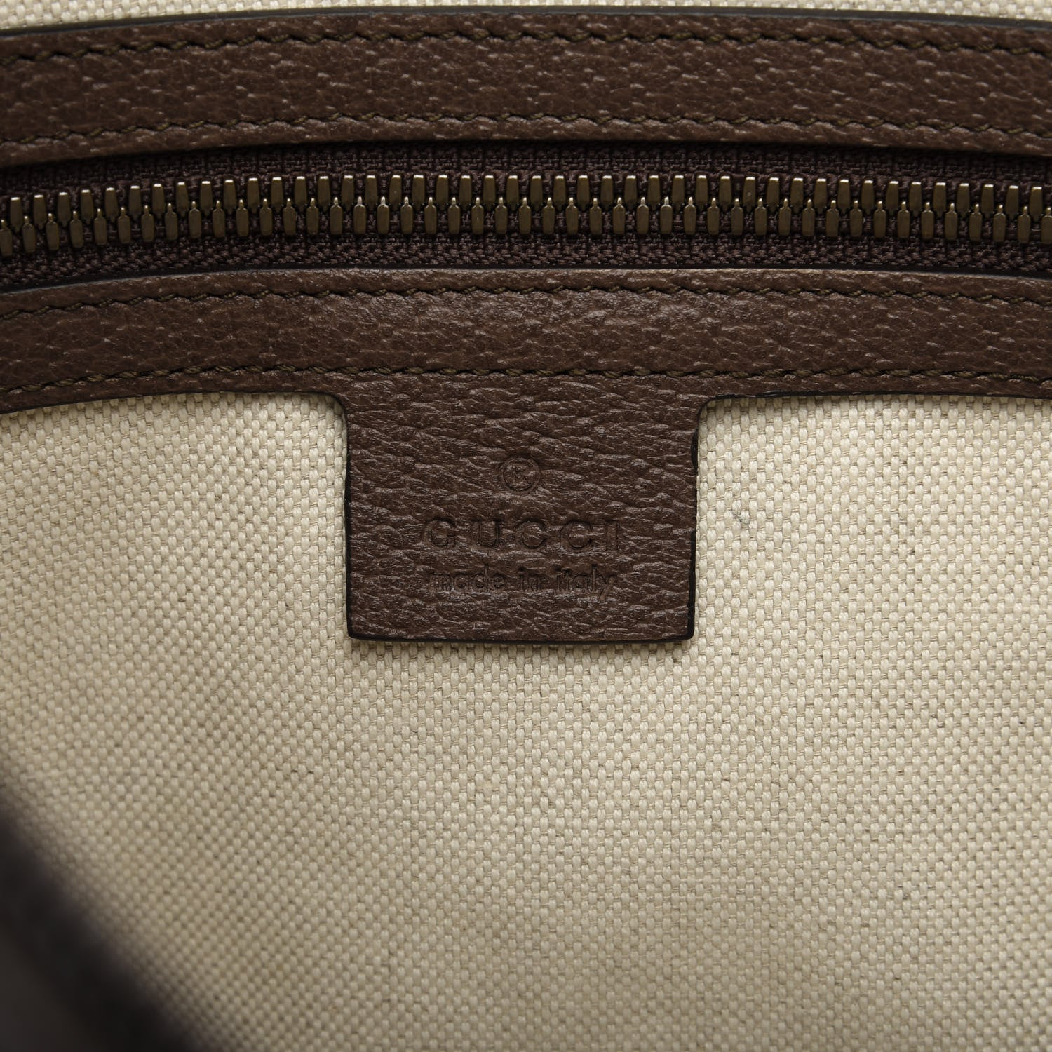 Gucci GG Supreme Monogram Web Small Ophidia Half Moon Hobo Brown 8 of 10