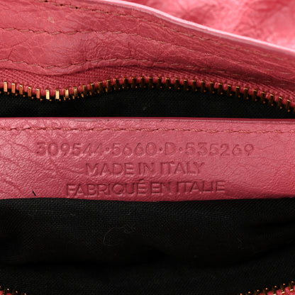 Balenciaga Agneau Giant 12 Gold Hardware Mini City Rose Bombon Raspberry 7 of 10