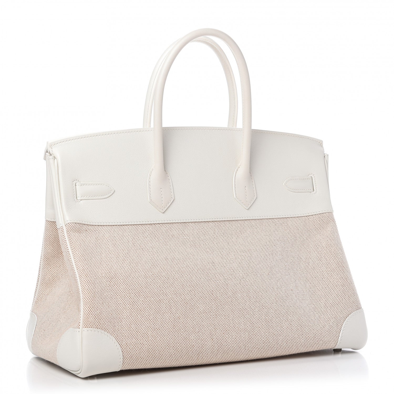 Hermes Toile Swift Birkin 35 White 3 of 9