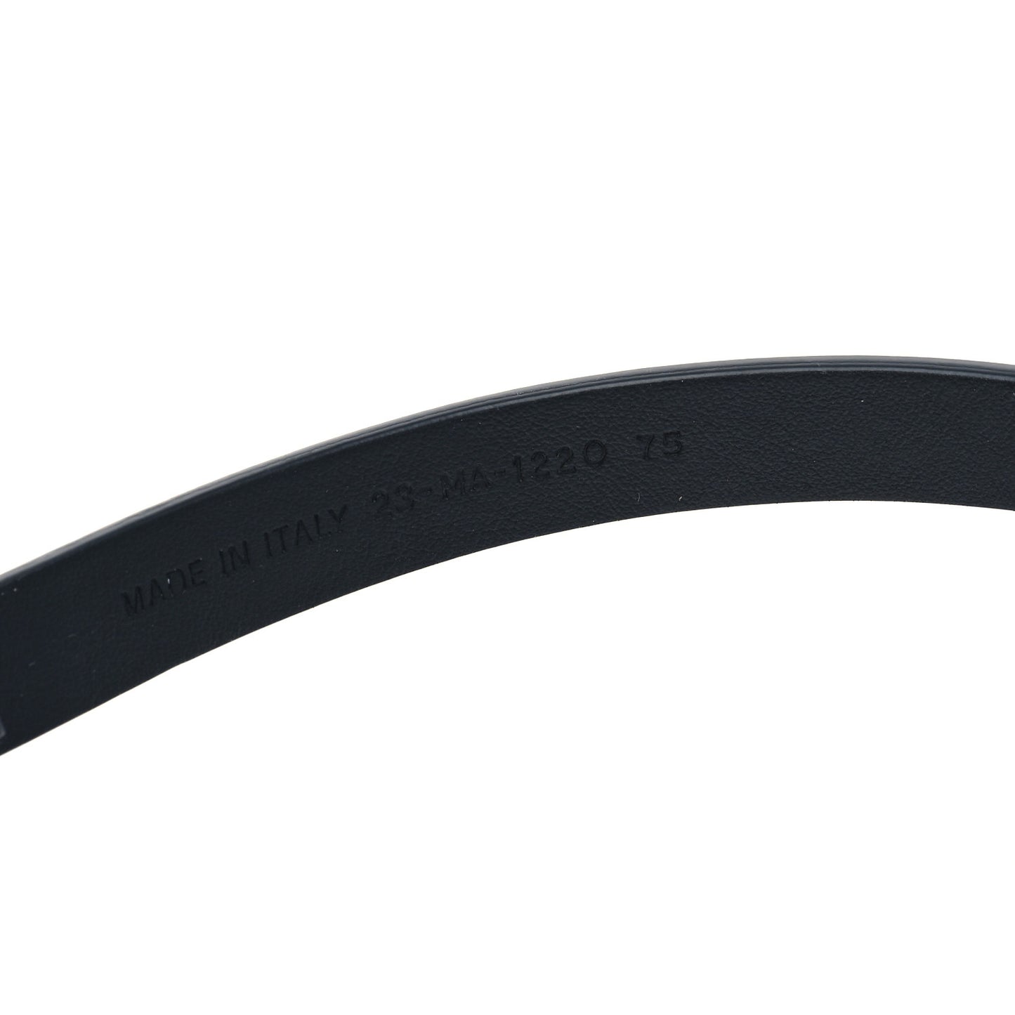 Calfskin Enamel CD Belt 75 30 Black
